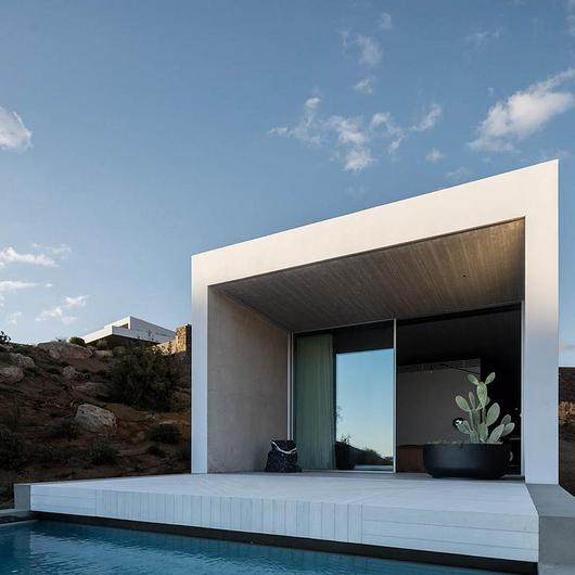 Marble Bathrooms at Aimasia Residence, Mykonos / Stonetech