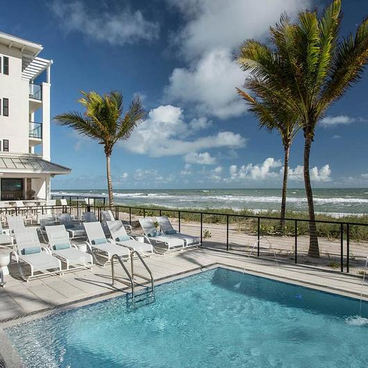 Stone Pool Grates at Florida Resort & Spa / Jonite