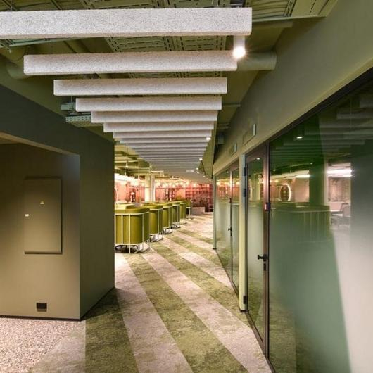 Wood Wool Ceiling Baffles - Envirocoustic™ / Acoustical Surfaces