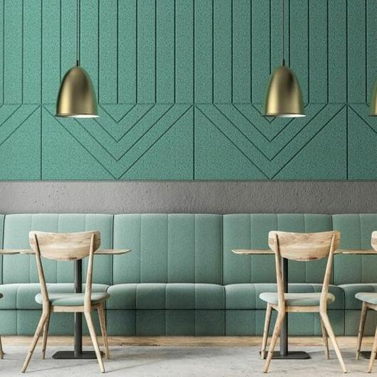 Encaved Panel Engraved Acoustic Panels - Envirocoustic™ Wood Wool from Acoustical ...