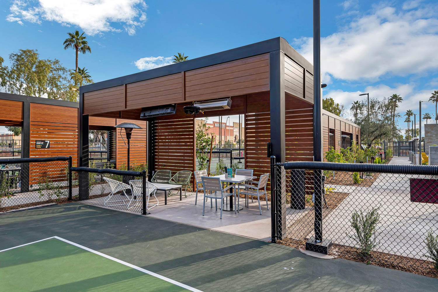 Gallery of Aluminum Shade Systems in Sports Facility - 7