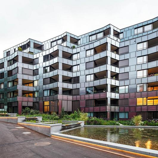 Ornament Glass at the Guggach Condominiums / Lamberts