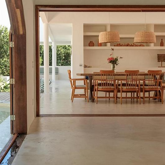Casa na Bahia com Chukum em áreas molhadas / Chukum