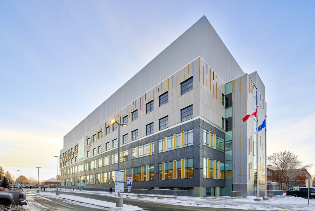 Solar Cladding in Hospital Retrofit from Mitrex