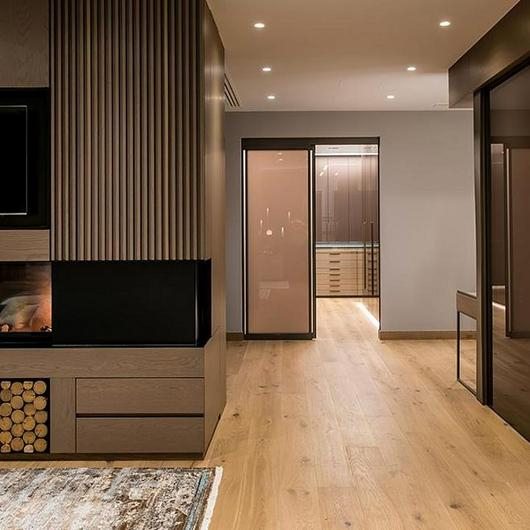 Custom Interior Woodwork in Grand Boudoir / TSIGENIS WOODCRAFT