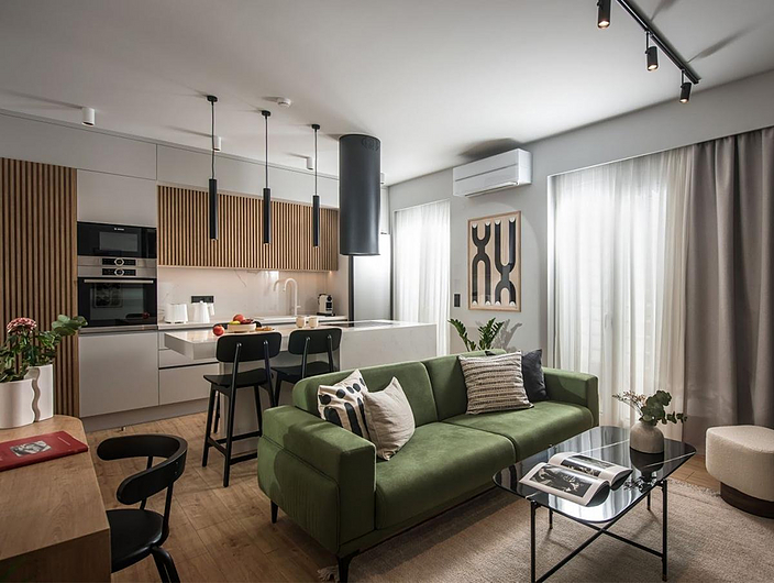 Custom Interior Woodwork in City Apartment
