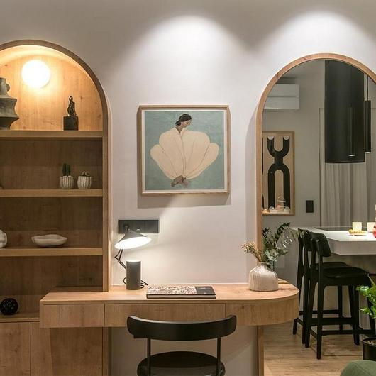 Custom Interior Woodwork in City Apartment from TSIGENIS WOODCRAFT