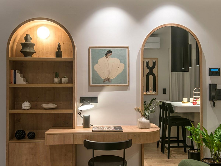Custom Interior Woodwork in City Apartment