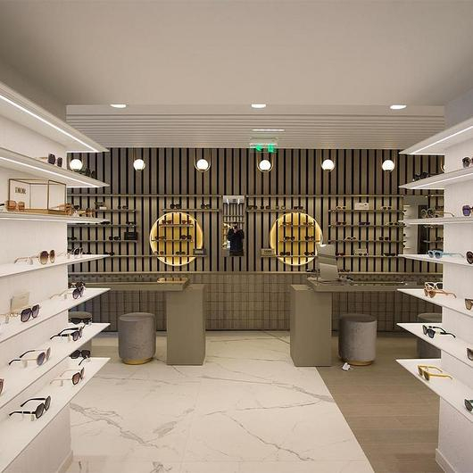 Custom Interior Constructions in Markakis Optics / TSIGENIS WOODCRAFT