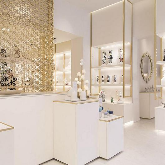 Lacquered ALVIC Finishes in Luxury Serrano Store /  ALVIC