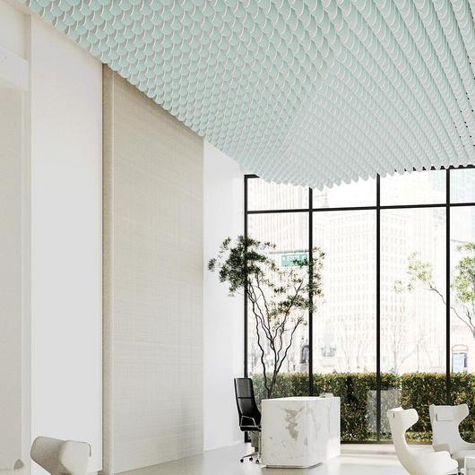 Acoustic Ceiling System & Light - Flock / Impact Acoustic