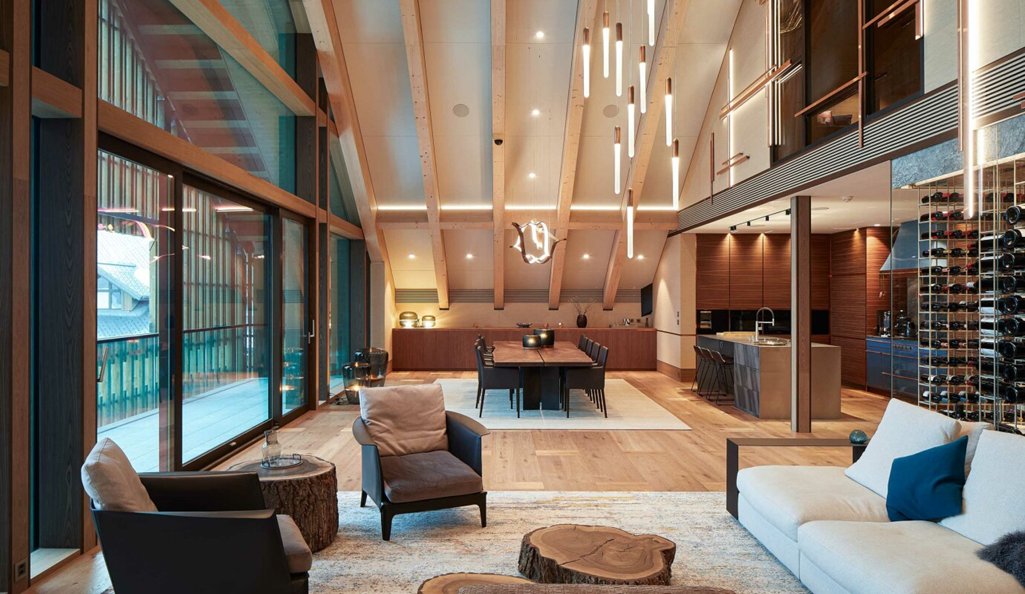 Gallery of Acoustic Solutions in Swiss Alps Penthouse - 1
