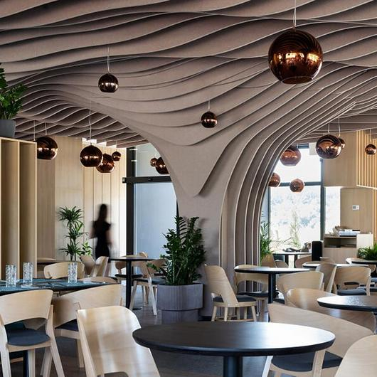 Acoustic Solutions in Piazza Vrdnik Restaurant / Impact Acoustic