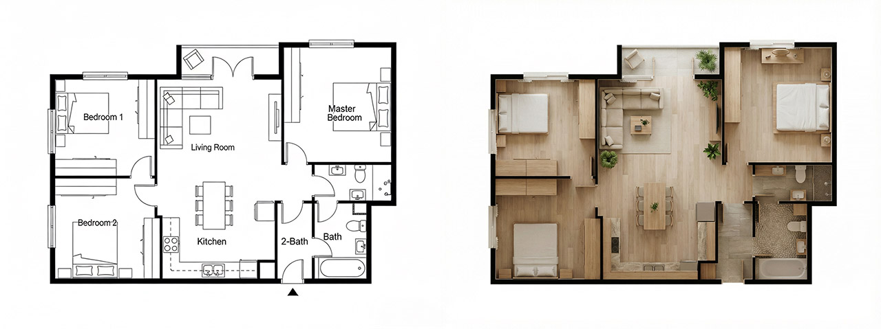 Gallery of AI Floor Plan and Architectural Visualization Tool - 2