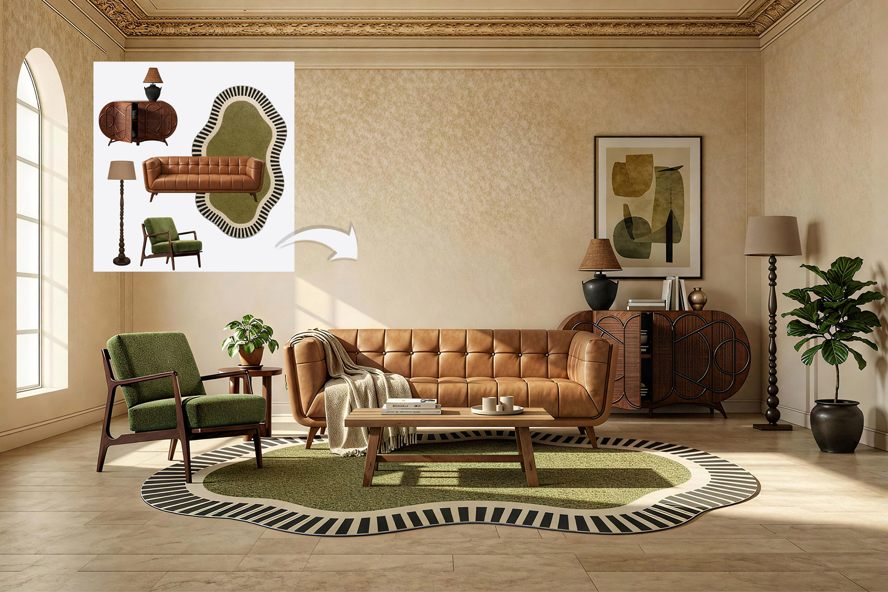 Gallery of AI Interior Design and Space Visualization Tool - 7
