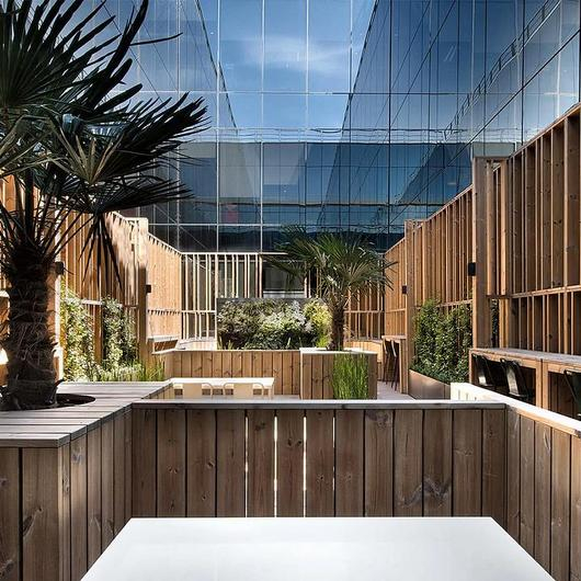 ThermoWood® in Orange Headquarters, Madrid / Lunawood