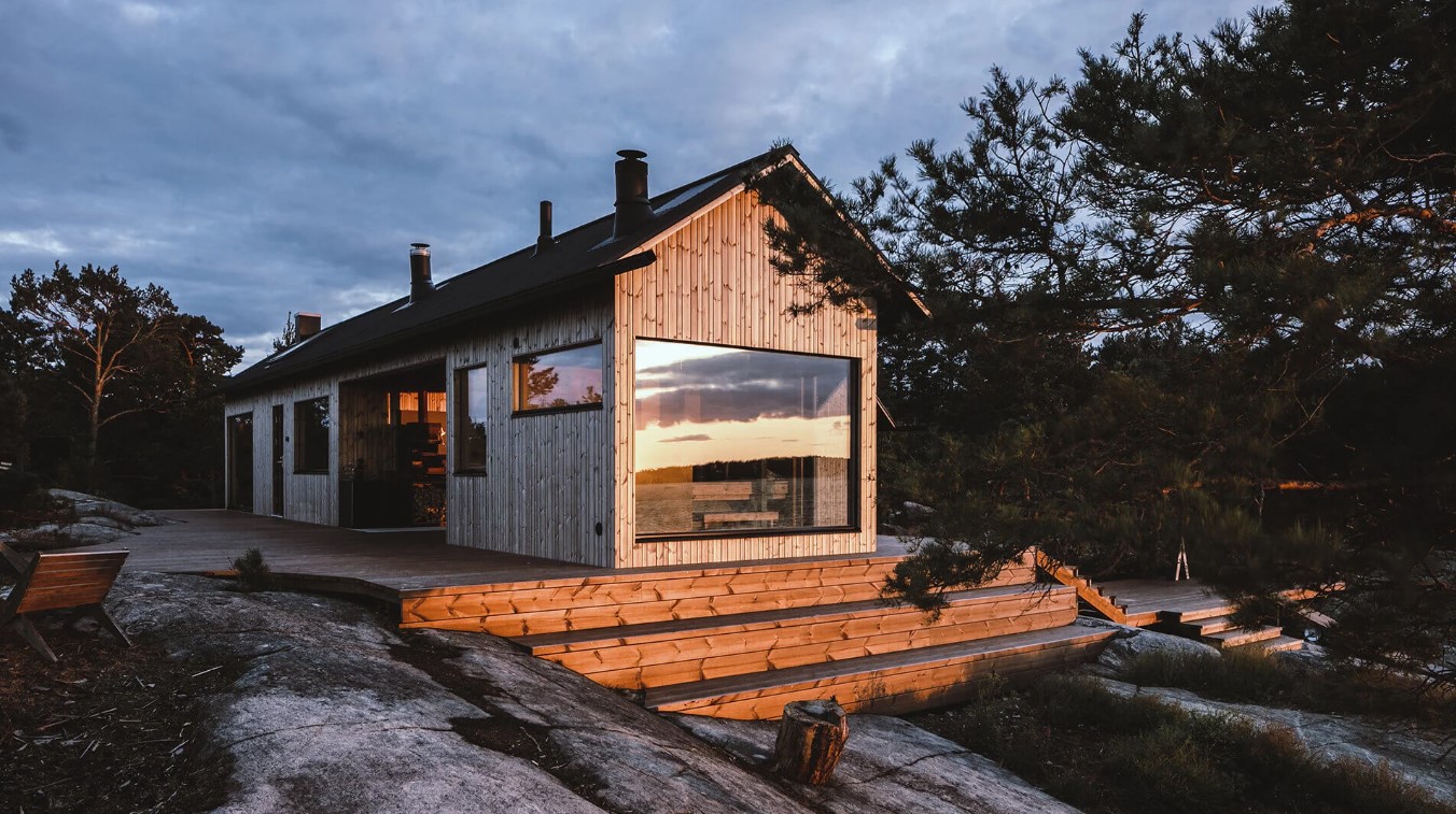 Lunawood ThermoWood® Façade & Decking in Project Ö 来自 Lunawood