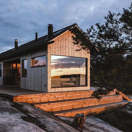 Lunawood ThermoWood® Façade & Decking in Project Ö / Lunawood