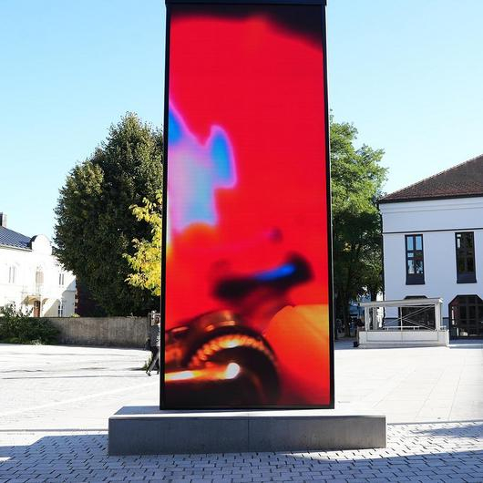 Digital Monolith in Traunstein District Office / ASB