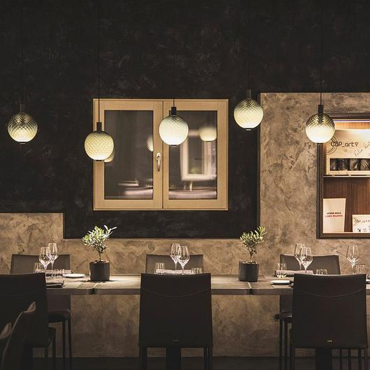 Lamps in Ca' Apollonio Heritage Restaurant / OLEV