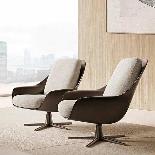 Upholstered Lounge Chairs / Flexform
