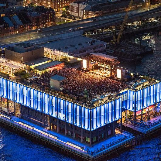 Profiled Glass at Pier 17 / Lamberts