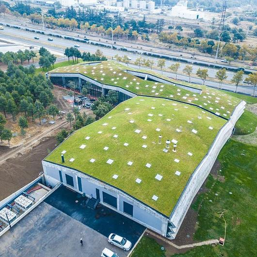 Roofing Membrane at Meama Coffee Factory / Elevate EMEA