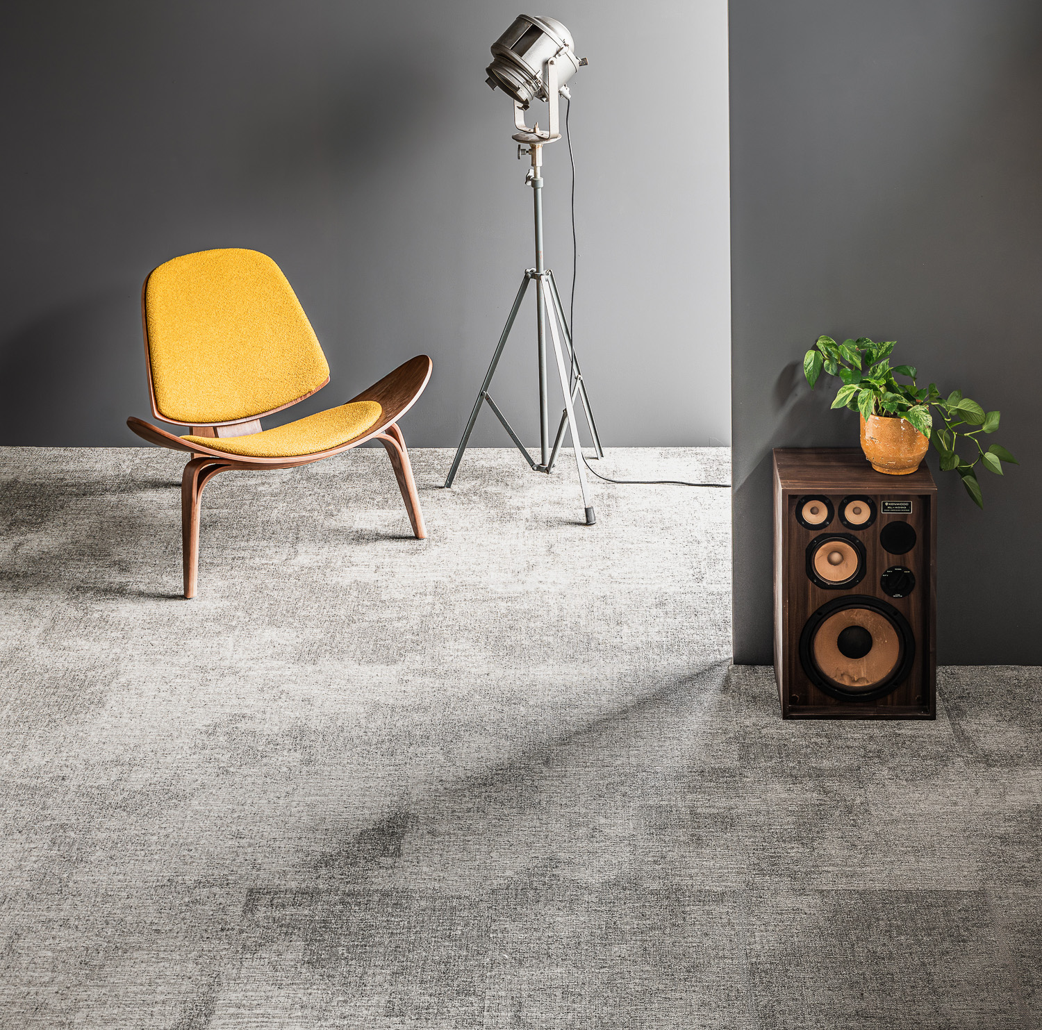 Gallery of Concrete-Look Woven Flooring – Shy - 6