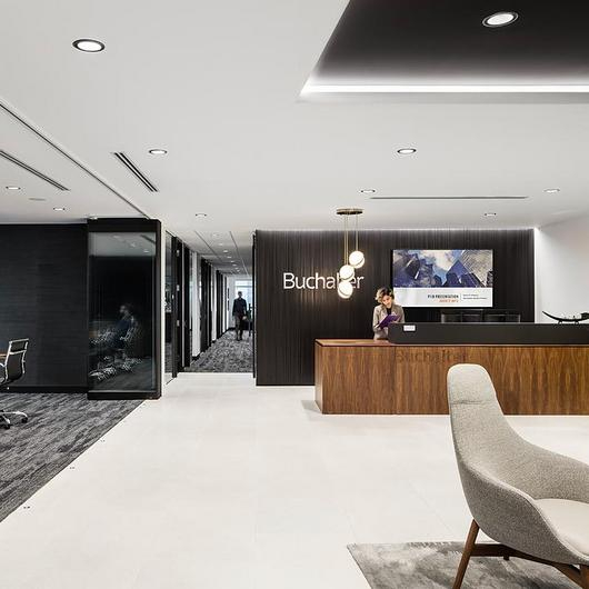 Glass Walls in Buchalter's Portland Office / Modernfold