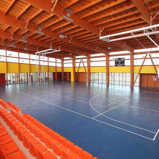 Sistema de fachadas Danpatherm® en Polideportivo / DVP