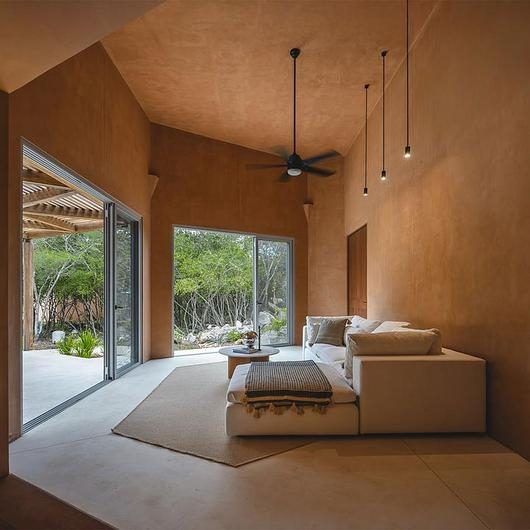 Mortero arquitectónico en Casa K'ankab / Kimikolor