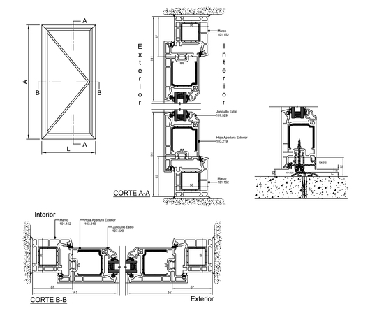 Puerta SOFTLINE 58 DJ