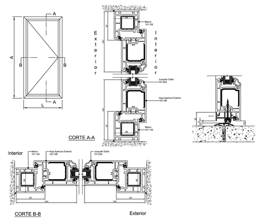 Puerta SOFTLINE 58 DJ
