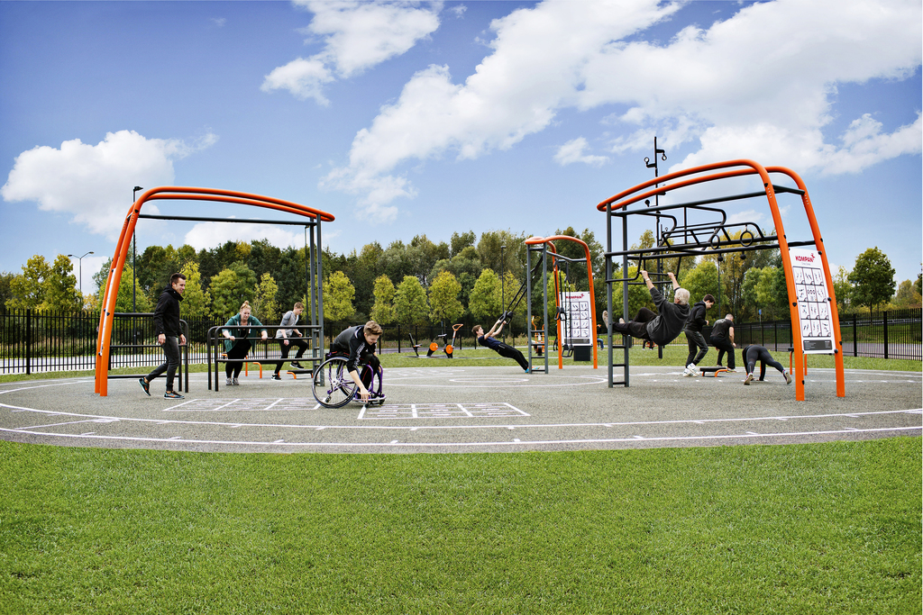 Máquinas de ejercicios Kompan Sport & Fitness de UrbanPlay