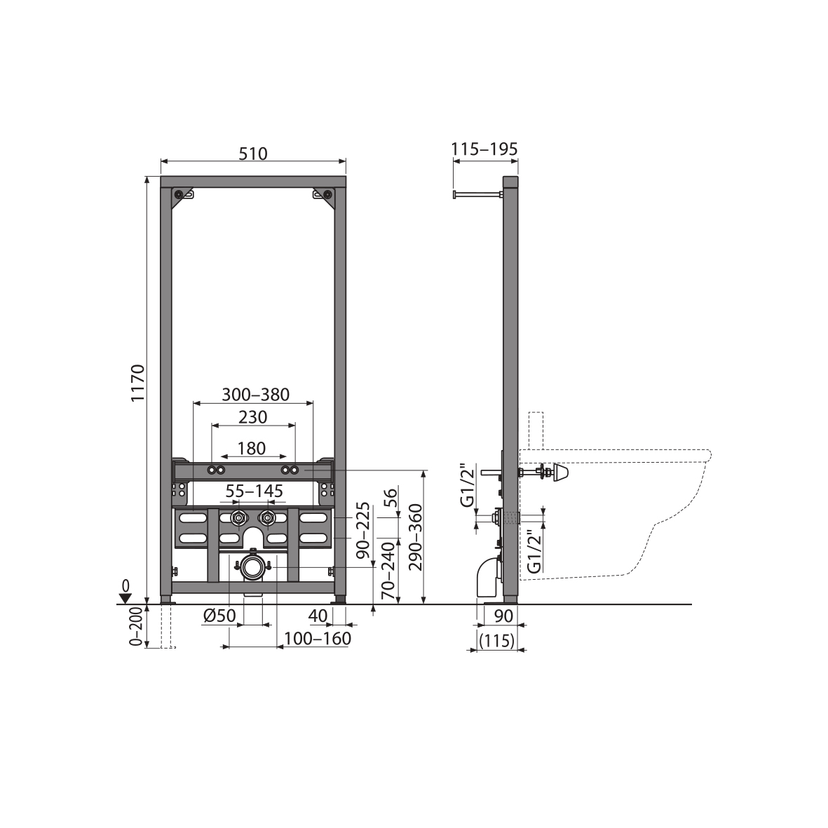 Galeria de Inodoros de sistemas Tanque Oculto Tecnobath - 15