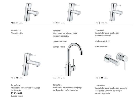 Baño-Grifería y Accesorios Concetto de Grohe
