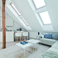 Wooden pivot roof windows FTP-V