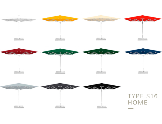 Aluminium Umbrellas - Type S16 - Colors