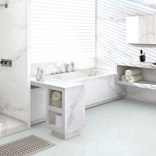 Galeria de Superficies de cuarzo para baños - 9