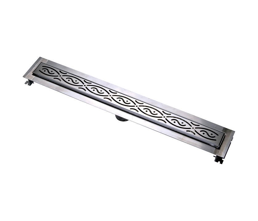 Decorative Linear Shower Drain From Zurn Bim Decorative Linear Shower Drain