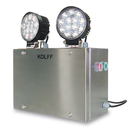 Iluminación de Emergencia KC2000 Inox LED de KOLFF