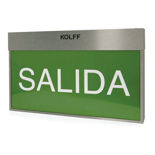 Señalética Iluminada BIGLED Inox de KOLFF